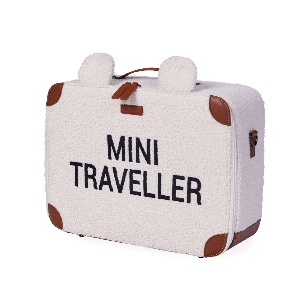 Walizka dziecięca Mini Traveller Teddy bear White