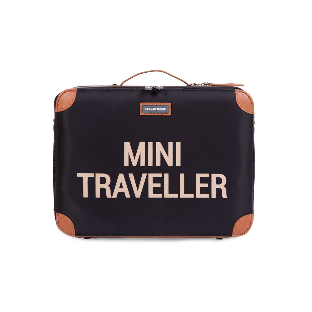 Walizka dziecięca Mini Traveller Czarno-Złota